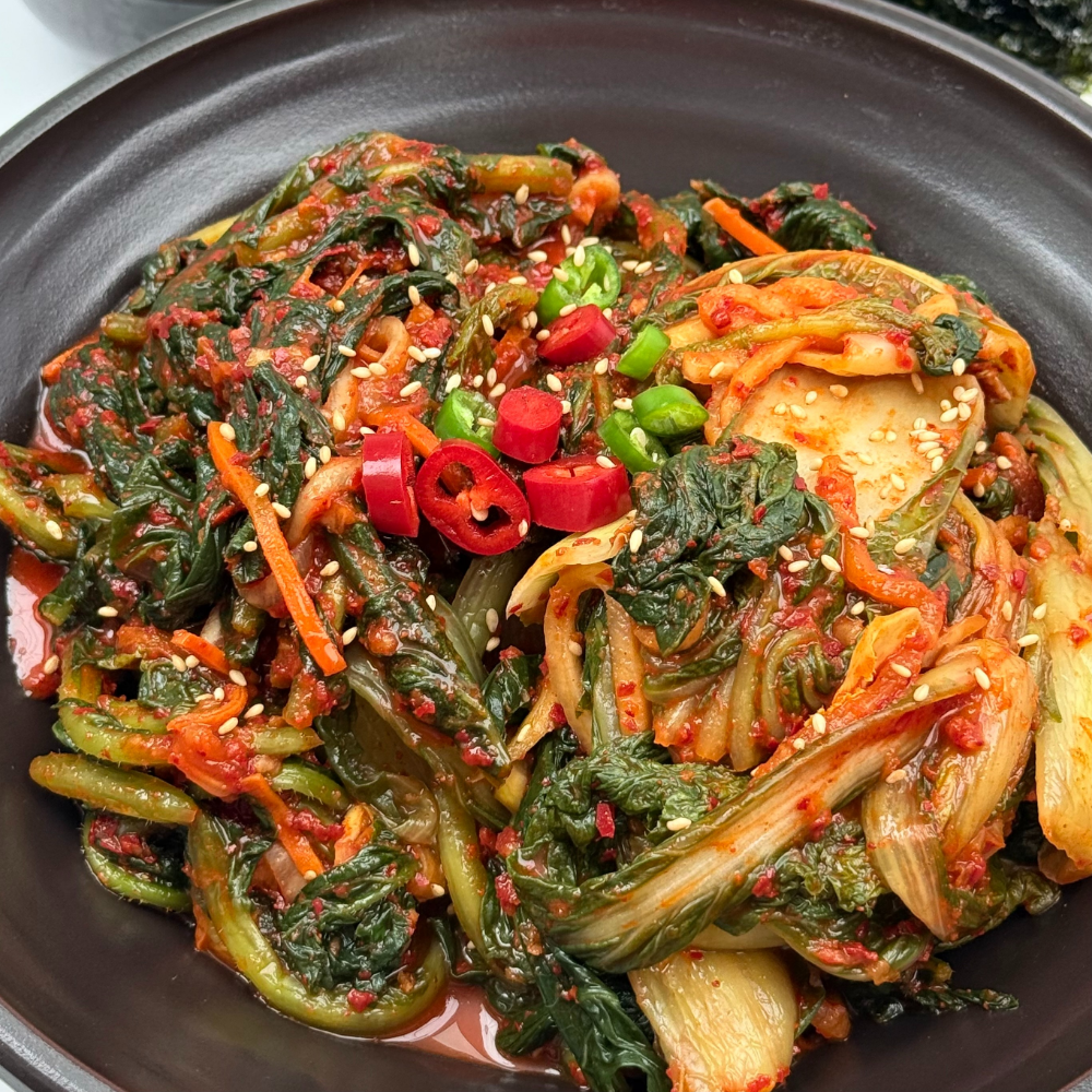 토해원 당일제조 시원하고 아삭한 열무얼갈이김치 2kg - 상품 이미지