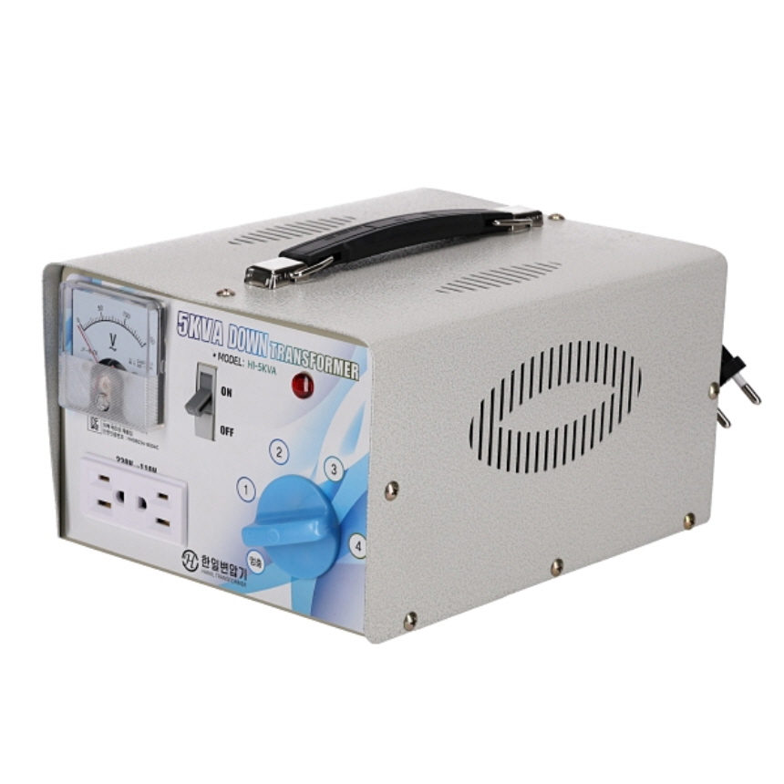 가정용 소형 변압기 HI-5KVA 5000VA 220V~110V 다운 트랜스 한일트랜스 - 상세 이미지 2