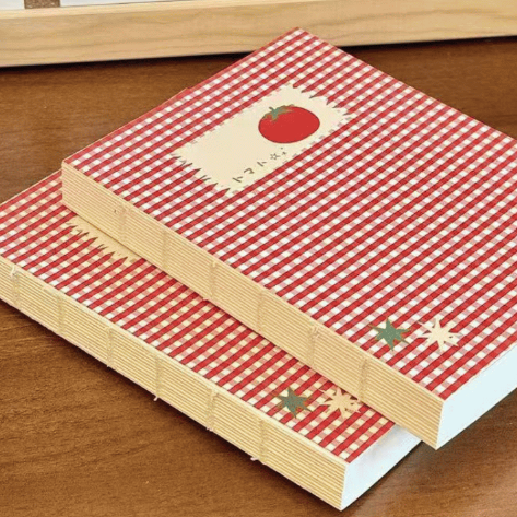 토마토 노트 수첩 연습장 수학 다용도 메모장 줄없는 사무용 일기장 일기 무지 공책 학생 - 상품 이미지
