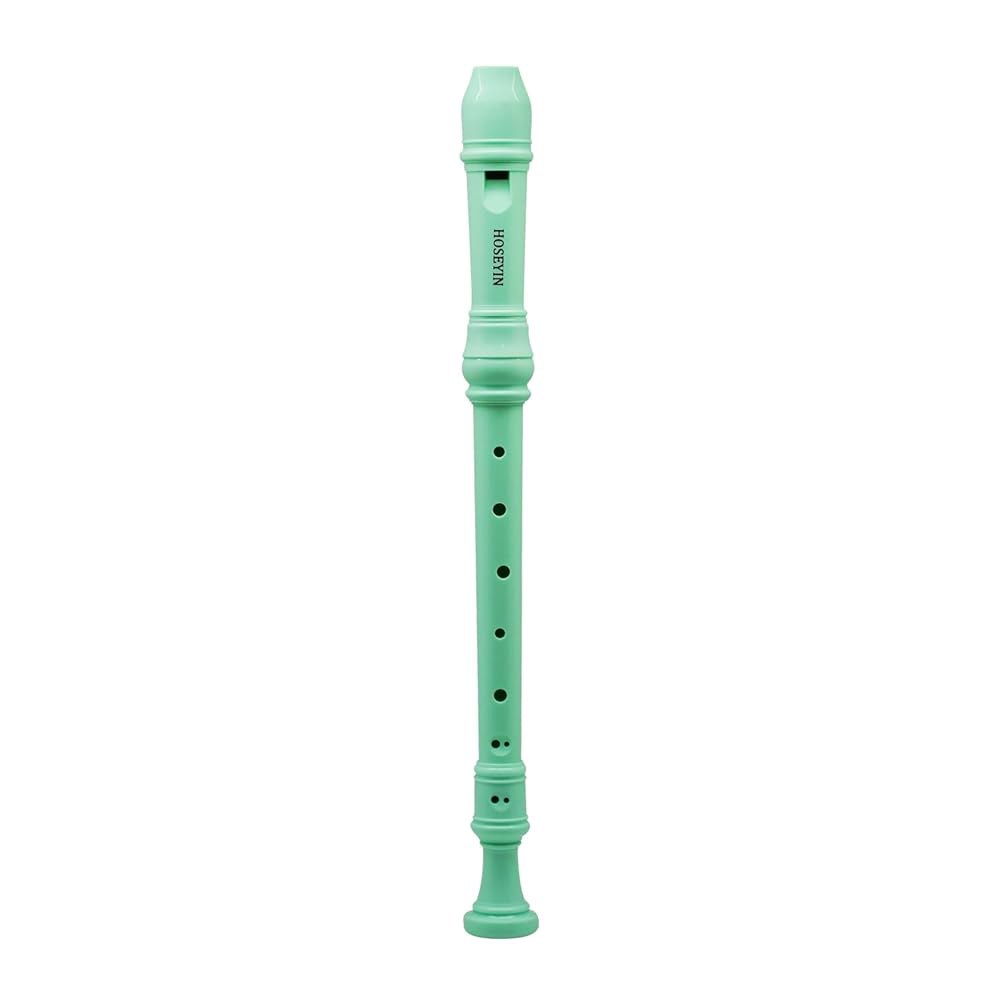 호세인 알토 레코더 바로크 스타일 독일식 F 키 8 홀 소프라노 초보자를 위한 (연두색) Light green - 상품 이미지