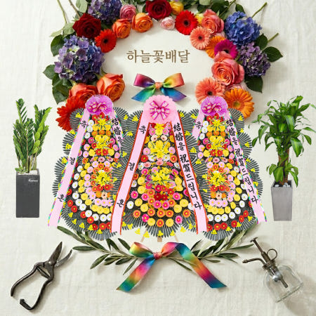 [하늘꽃배달]경기 과천시 승진 취임 영전 축하 화환 화분