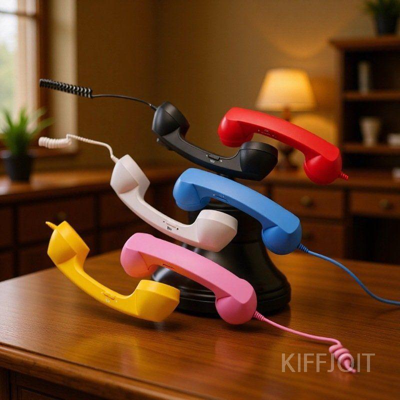 수화기 모양 이어폰 KIFFJOIT - 상품 이미지