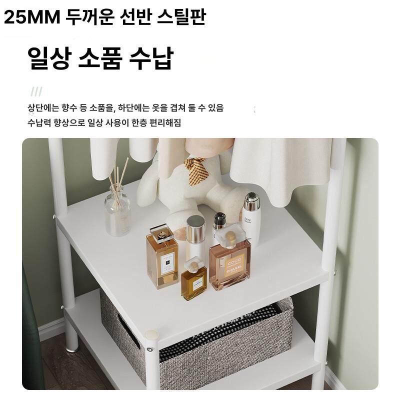 철제 행거 인테리어 매장 이동식 미니 스탠드 선반 장 디스플레이 - 상세 이미지 2