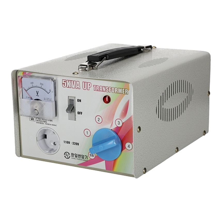 가정용 소형 변압기 HI-5KVA 5000VA 110V~220V 승압 트랜스 한일트랜스 - 상세 이미지 2