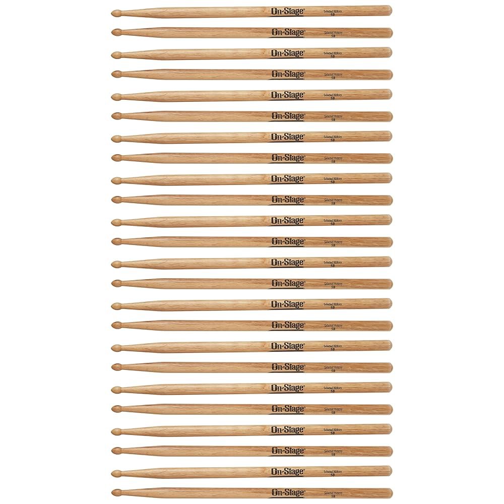 스테이지 MN5A 나일론 팁 메이플 드럼 스틱(12팩) 1 On Stage Maple 5A Nylon - 상품 이미지