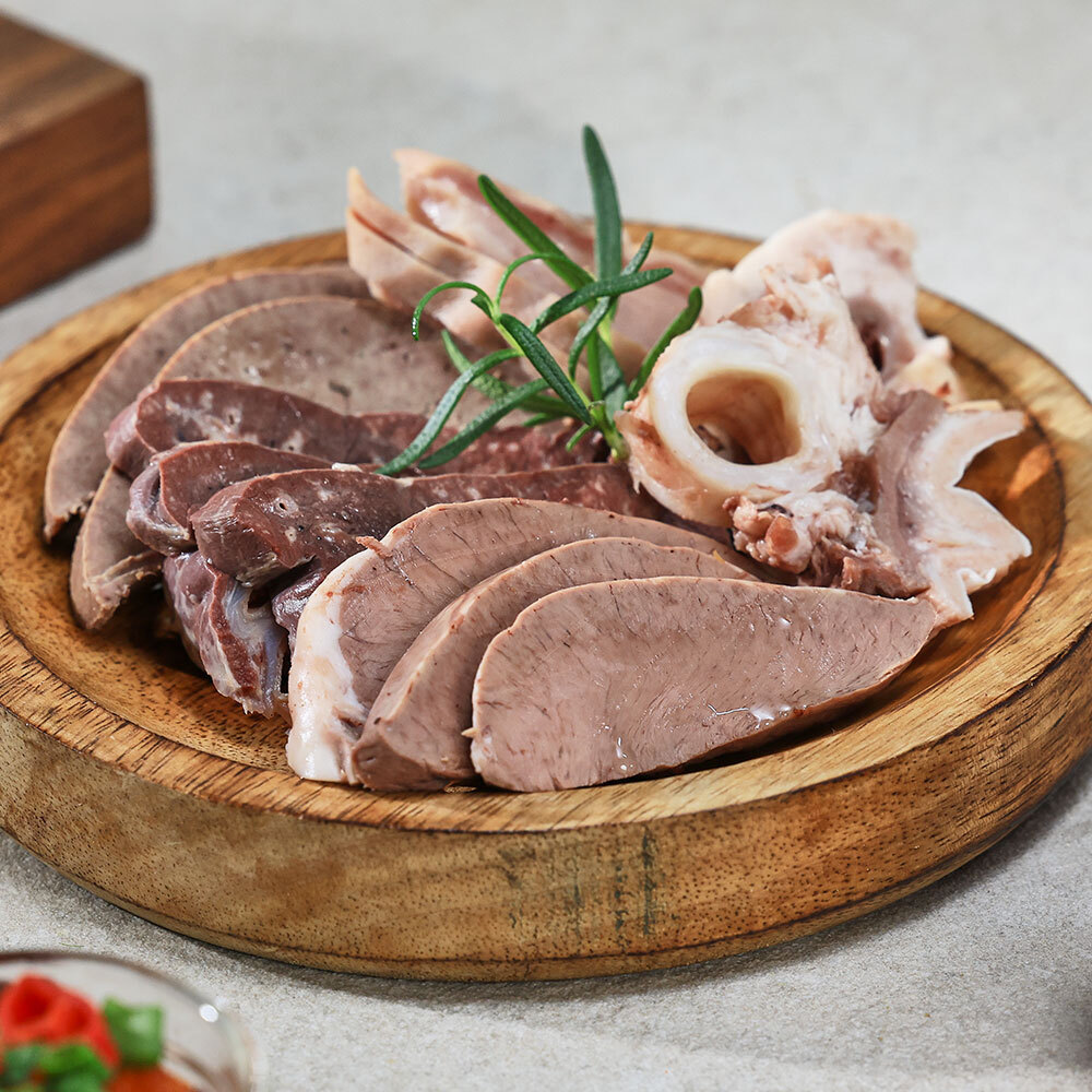 국내산 돼지 내장 모둠 2kg (간 허파 울대 염통 오소리감투) - 상세 이미지 2