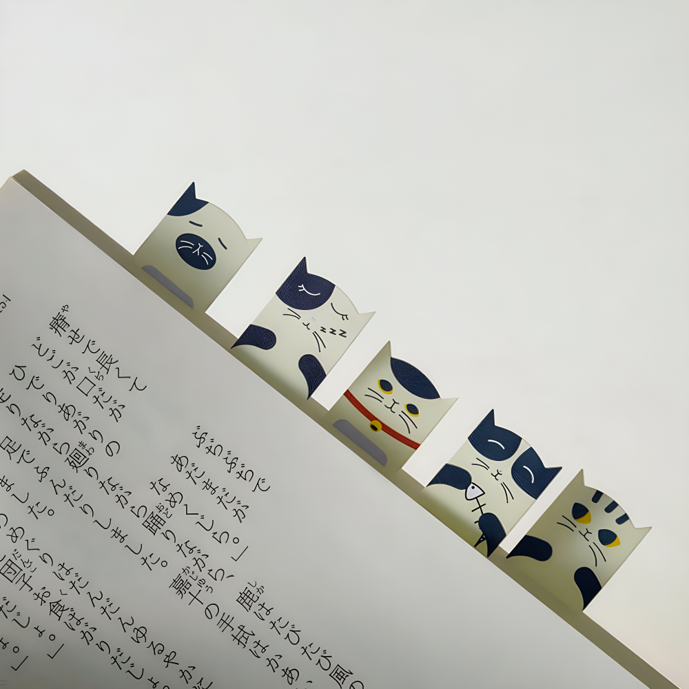 강아지 고양이 캐릭터 인덱스 점착 메모지 책갈피 스티커 다꾸 공부템 이미지 6