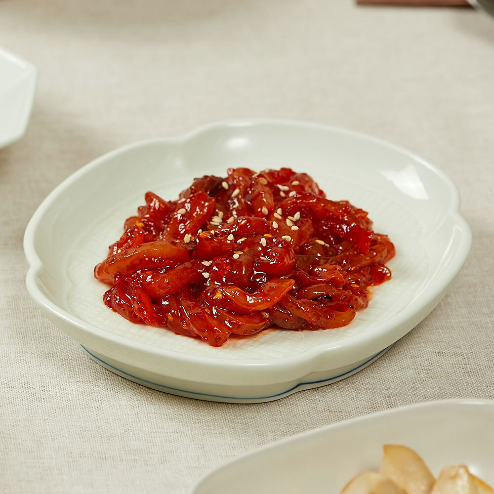밥도둑 쫄깃한 양념 오징어젓갈 대용량 1kg - 상품 이미지