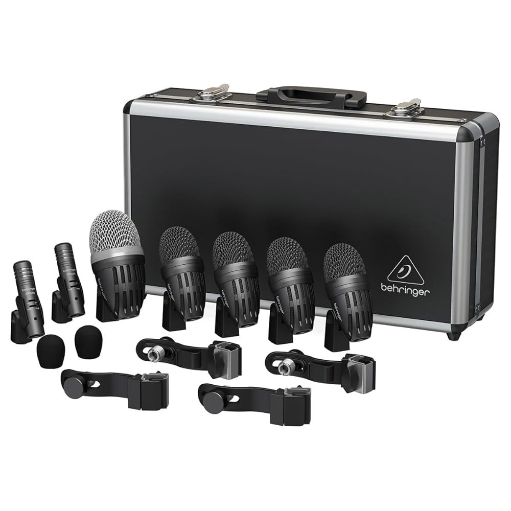 Behringer BC1500 스튜디오 및 라이브 리케이션용 프리미엄 7피스 드럼 마이크 세트 Microphone Set - 상품 이미지