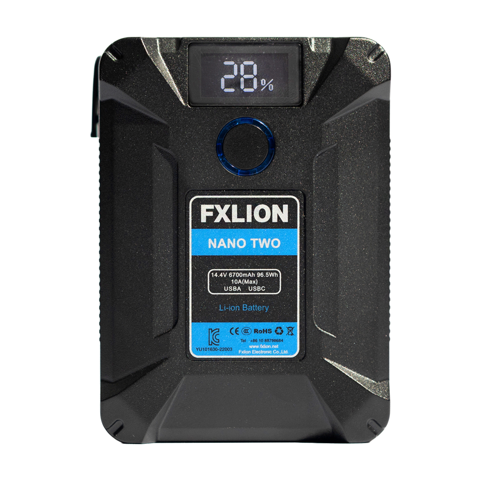 FXLION 나노 투 V마운트 배터리 100Wh / 10A 대용량 - 상품 이미지