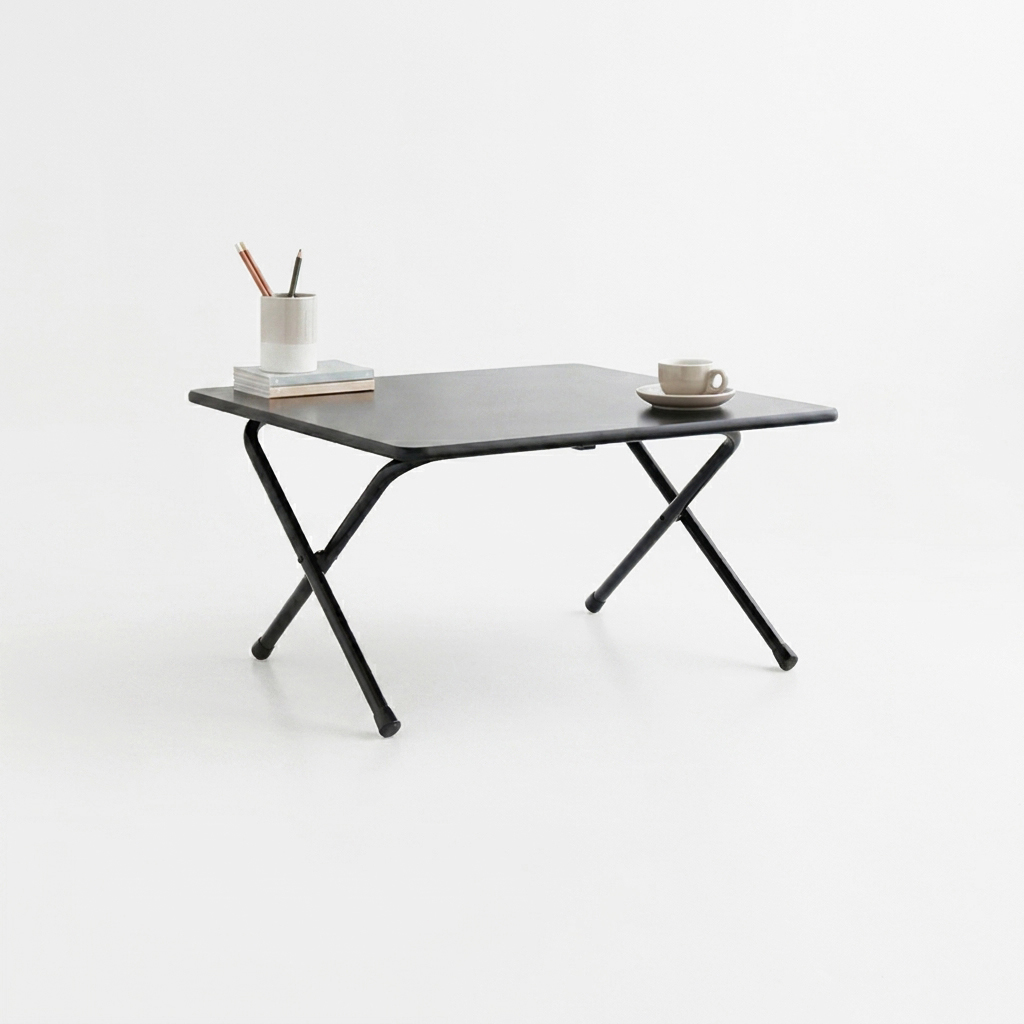 HOMATO 좌식 접이식테이블 60 SM-733NPL 래치드블랙 2695.2488 - 상세 이미지 4