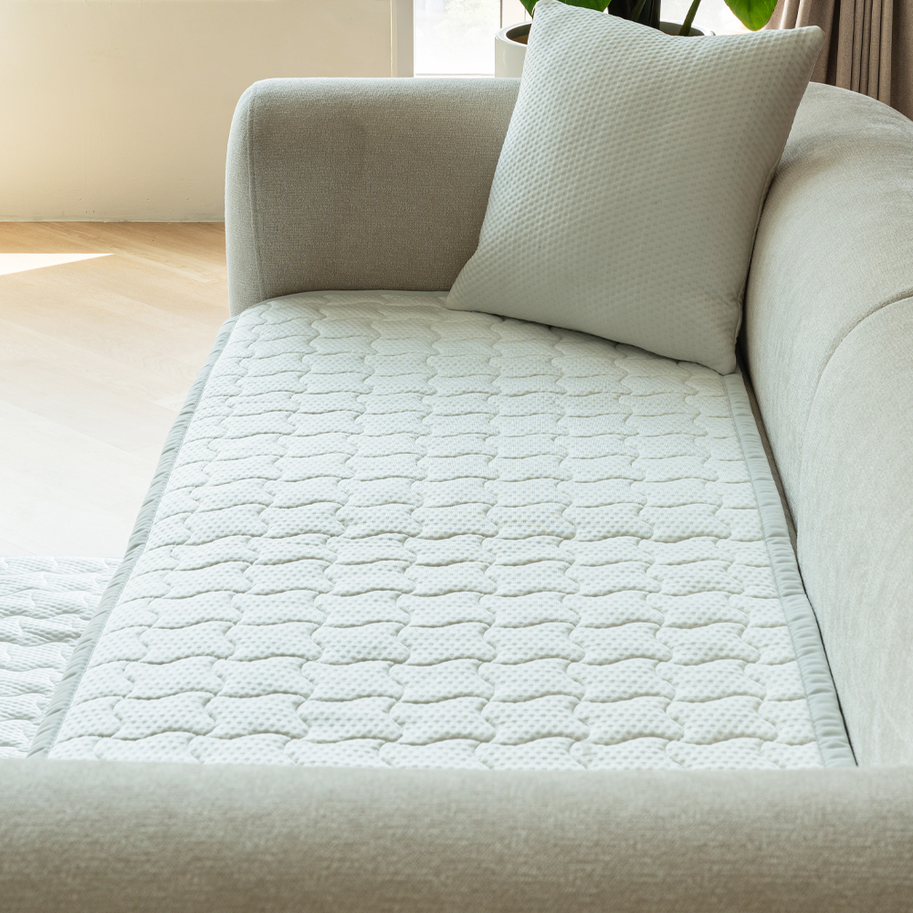 아이스론 쿨 에어홀 토퍼형 냉감 쿨매트 누빔 소파패드 One Color, (5인용) 95x300cm - 상세 이미지 3