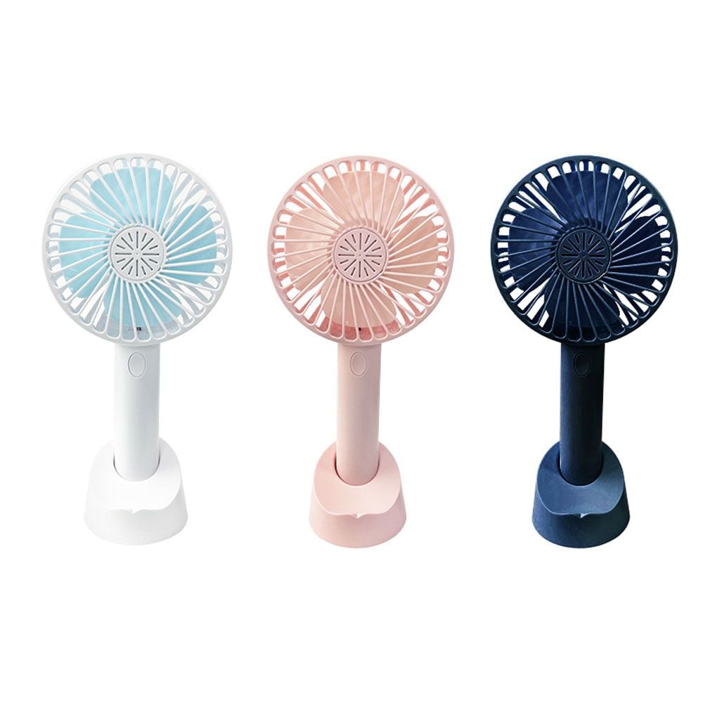 USB 미니 휴대용 선풍기 핸디용 탁상용 스마트폰 거치 - 상품 이미지