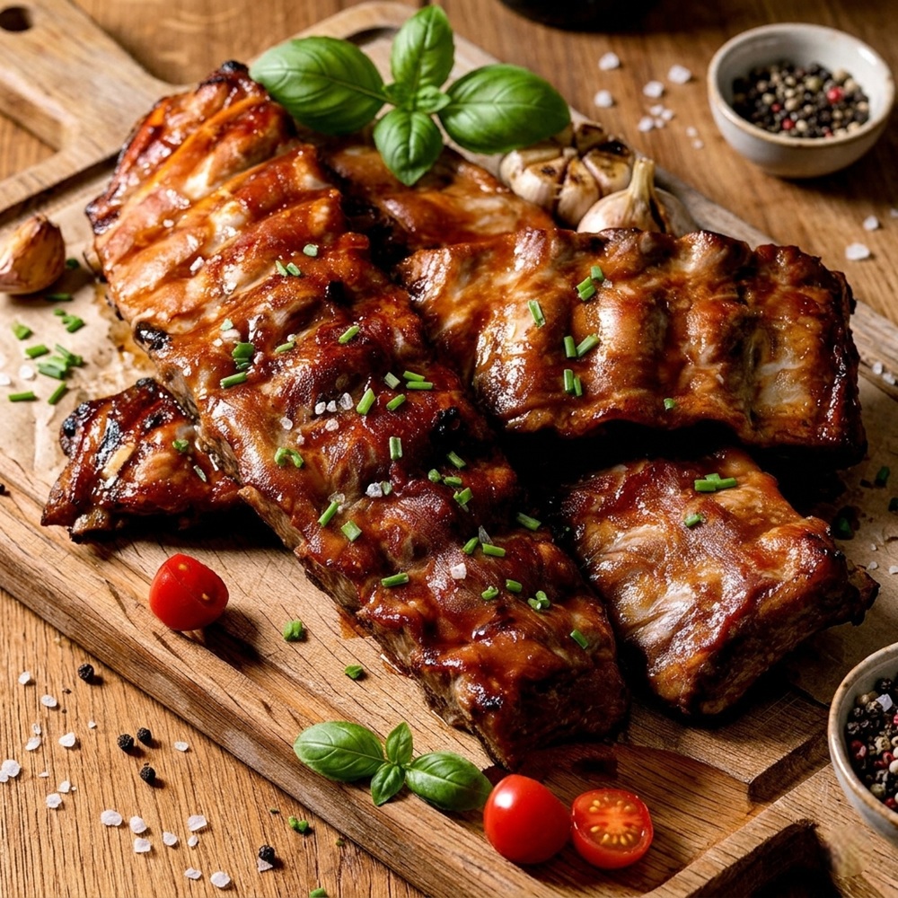 패밀리레스트랑 맛 그대로 돼지 등갈비 폭립 2kg - 상품 이미지