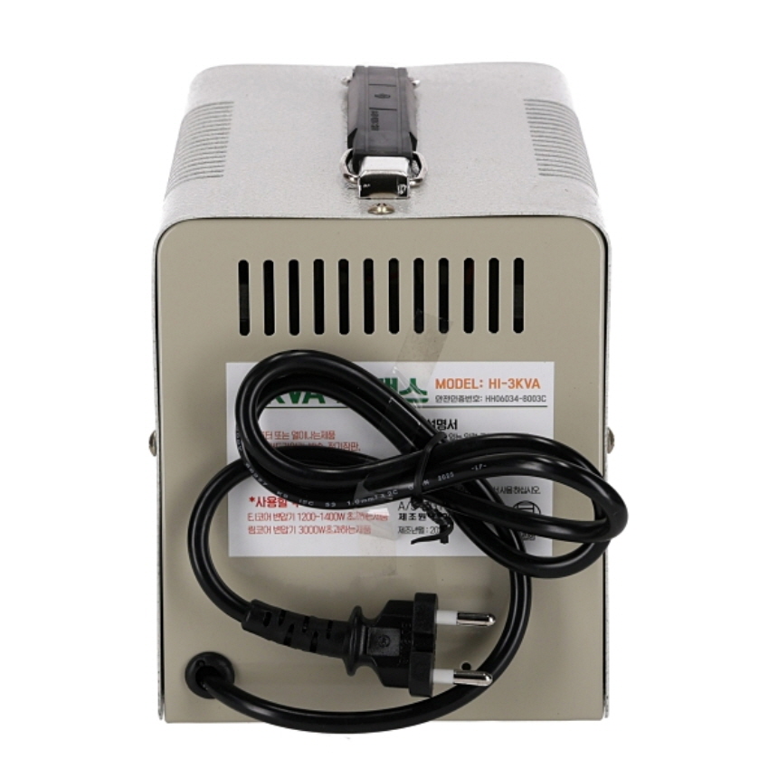 가정용 소형 변압기 HI-3KVA 3000VA 220V~110V 다운 트랜스 한일트랜스 이미지 7