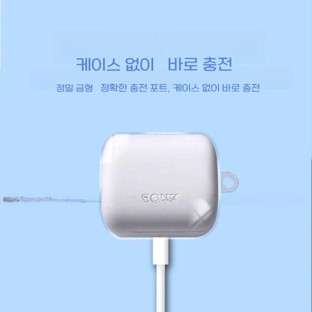 소니 인존 버즈 이어폰 케이스 WF-G700N 무선 블루투스 이어폰 투명 커버 - 상세 이미지 4