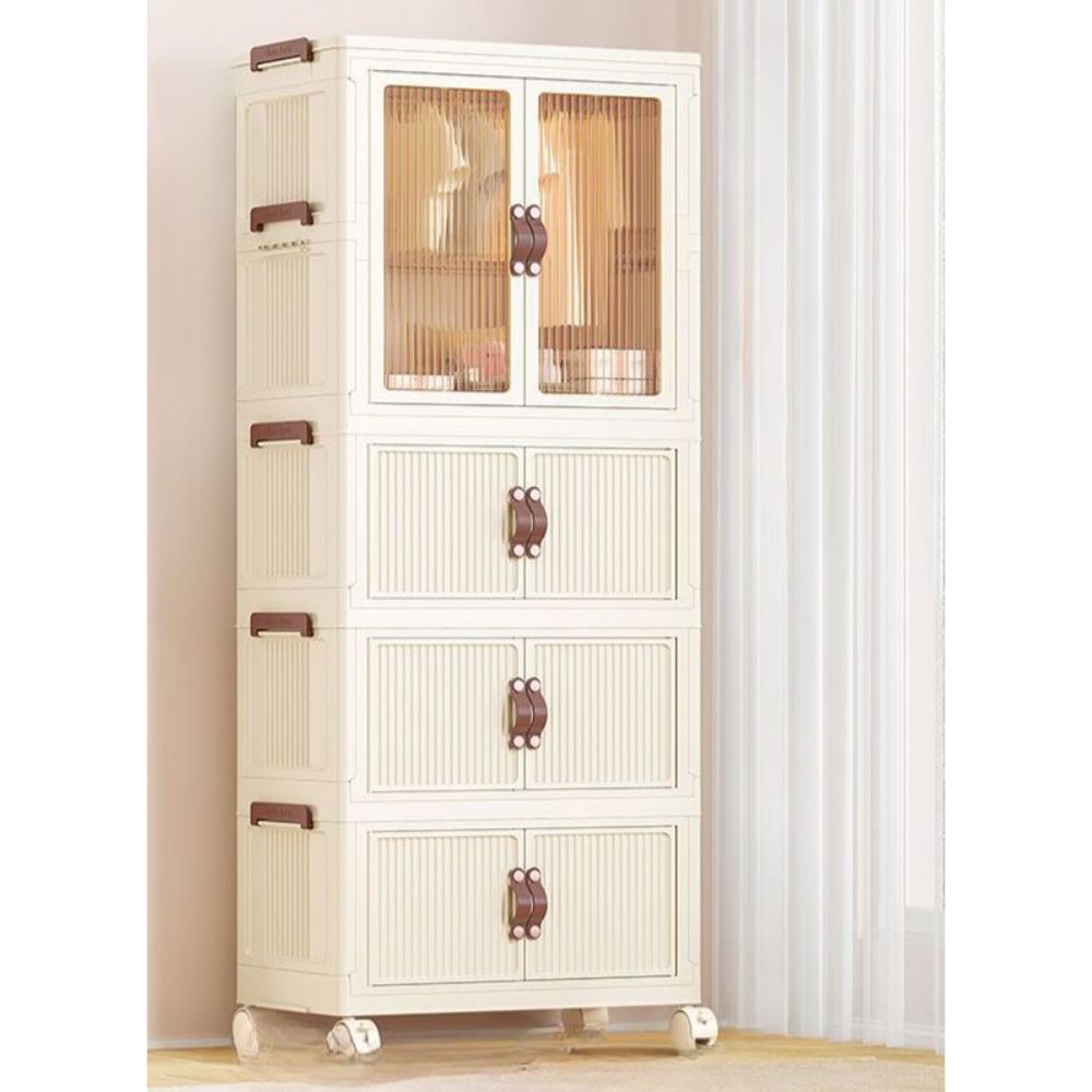 접이식 미니수납장 선반 틈새수납장 슬라이딩 거실 다용도 베란다 철제수납장 모듈 슬림 높은 45cm(수납1) - 상세 이미지 3
