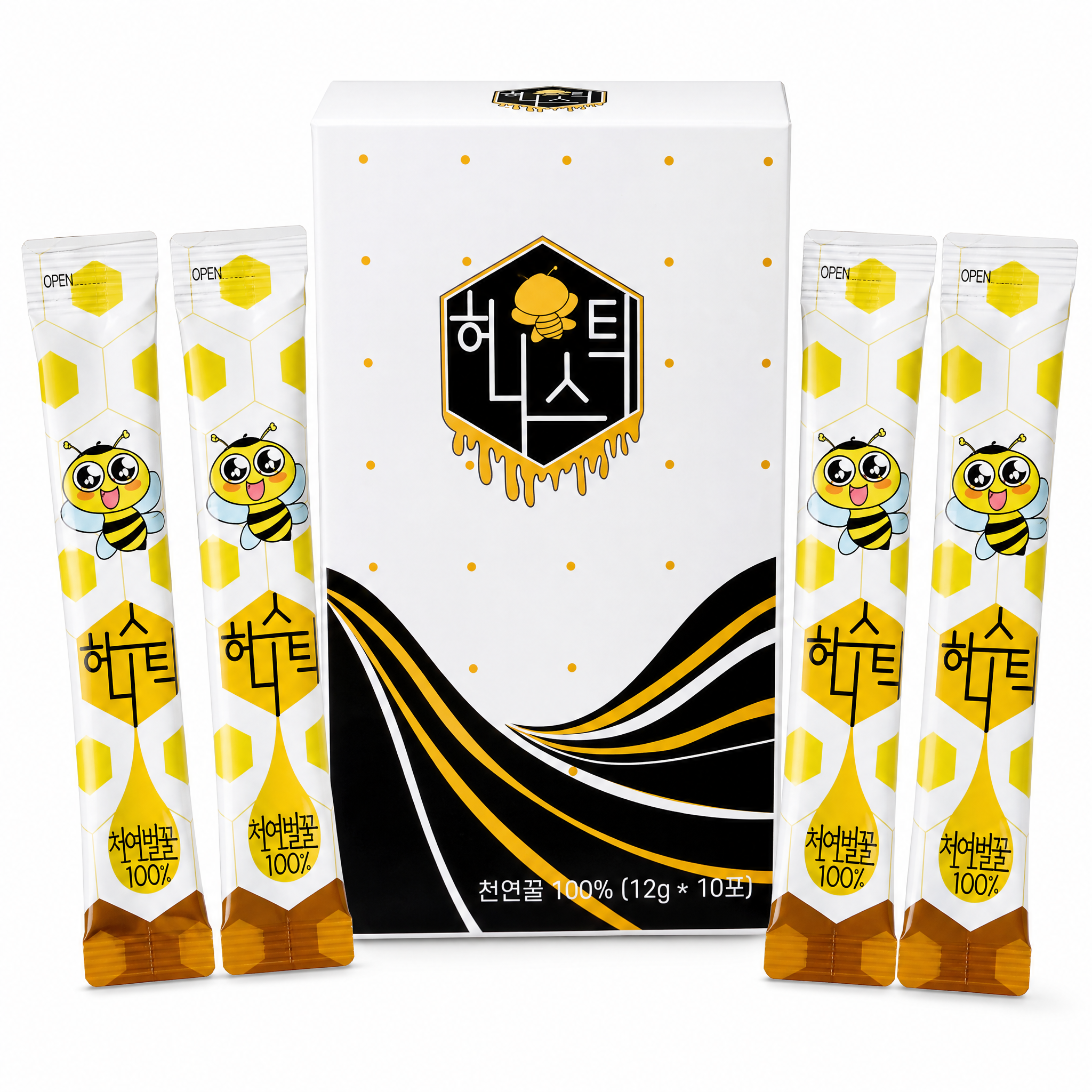 아카시아꿀 국산 프리미엄 튜브 천연 벌꿀 1kg 이미지 8