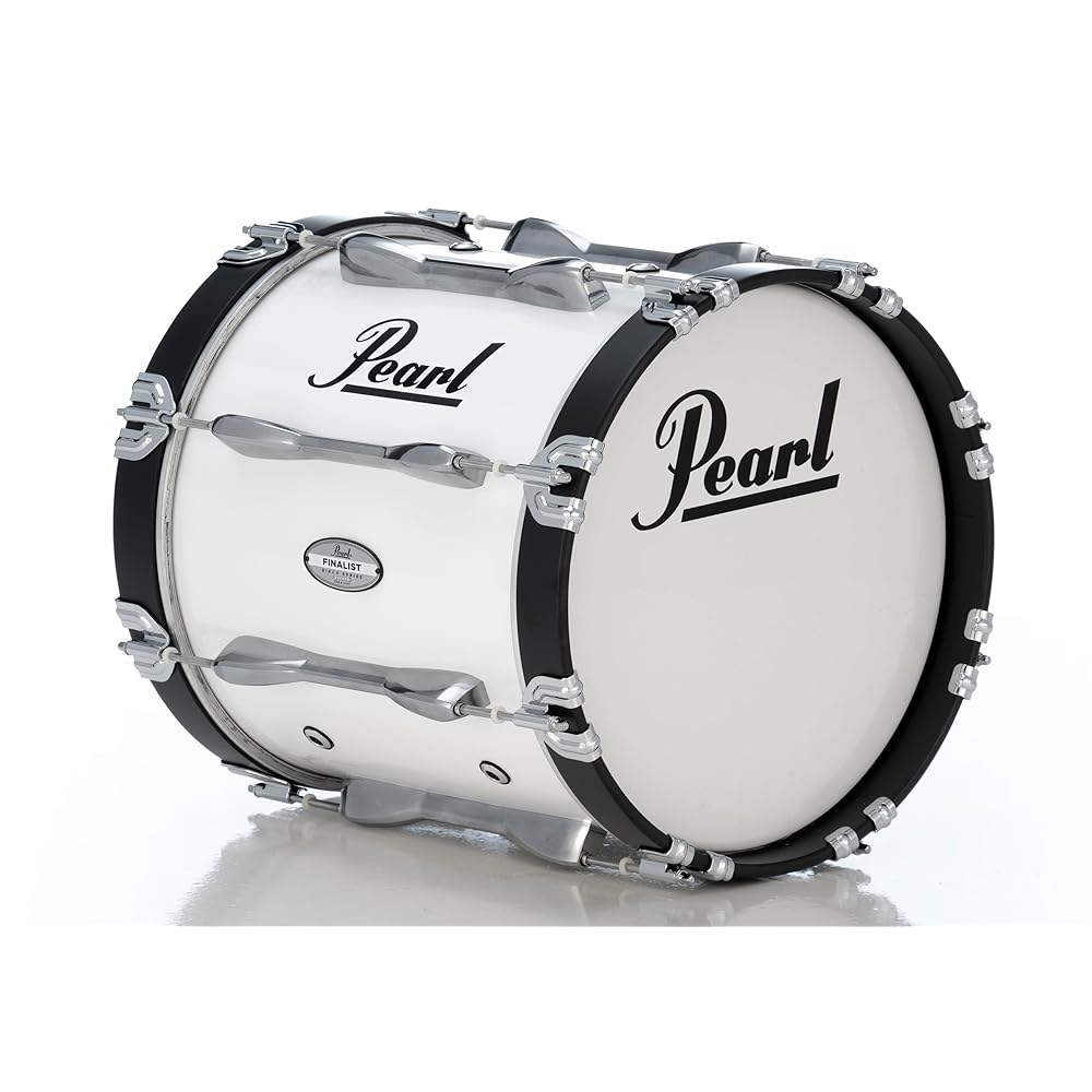 진주 파이널 버치 마칭 베이스 드럼 (FBDB1414 / A33) Midnight Black 14 X14 - 상품 이미지