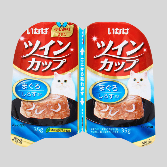이나바 트윈컵 IMC-212 참치+치어 35gx2개 - 상품 이미지