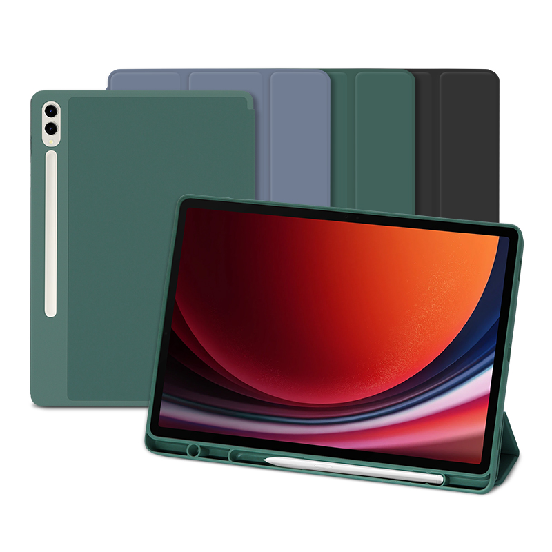 데이웍스 갤럭시탭 S10+ S9+ 플러스 북커버 케이스 S펜 수납 스마트 커버 - 상품 이미지
