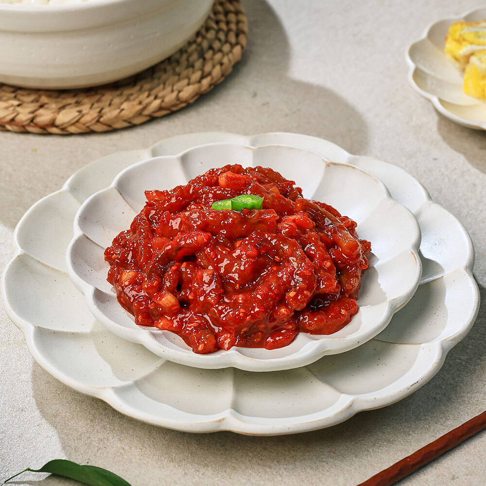 항아리반찬 매콤달콤 쫄깃한 통통 낙지젓 400g - 상세 이미지 4