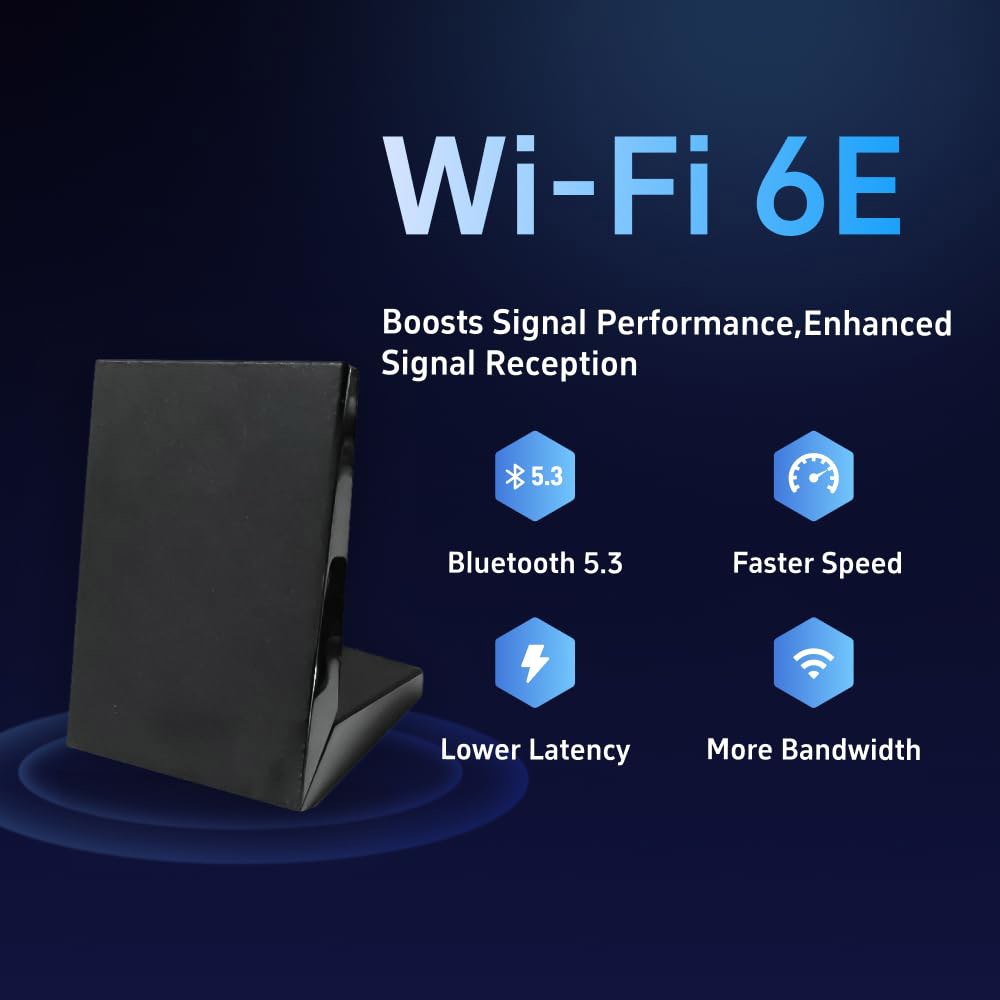 2T2R 안테나 듀얼 밴드 Wi-Fi 이동 안테나(PC 데스크톱 컴퓨터 마더보드 무선 네트워크 라우터용 2.62피트 확장 케이블 포함) - 상세 이미지 3