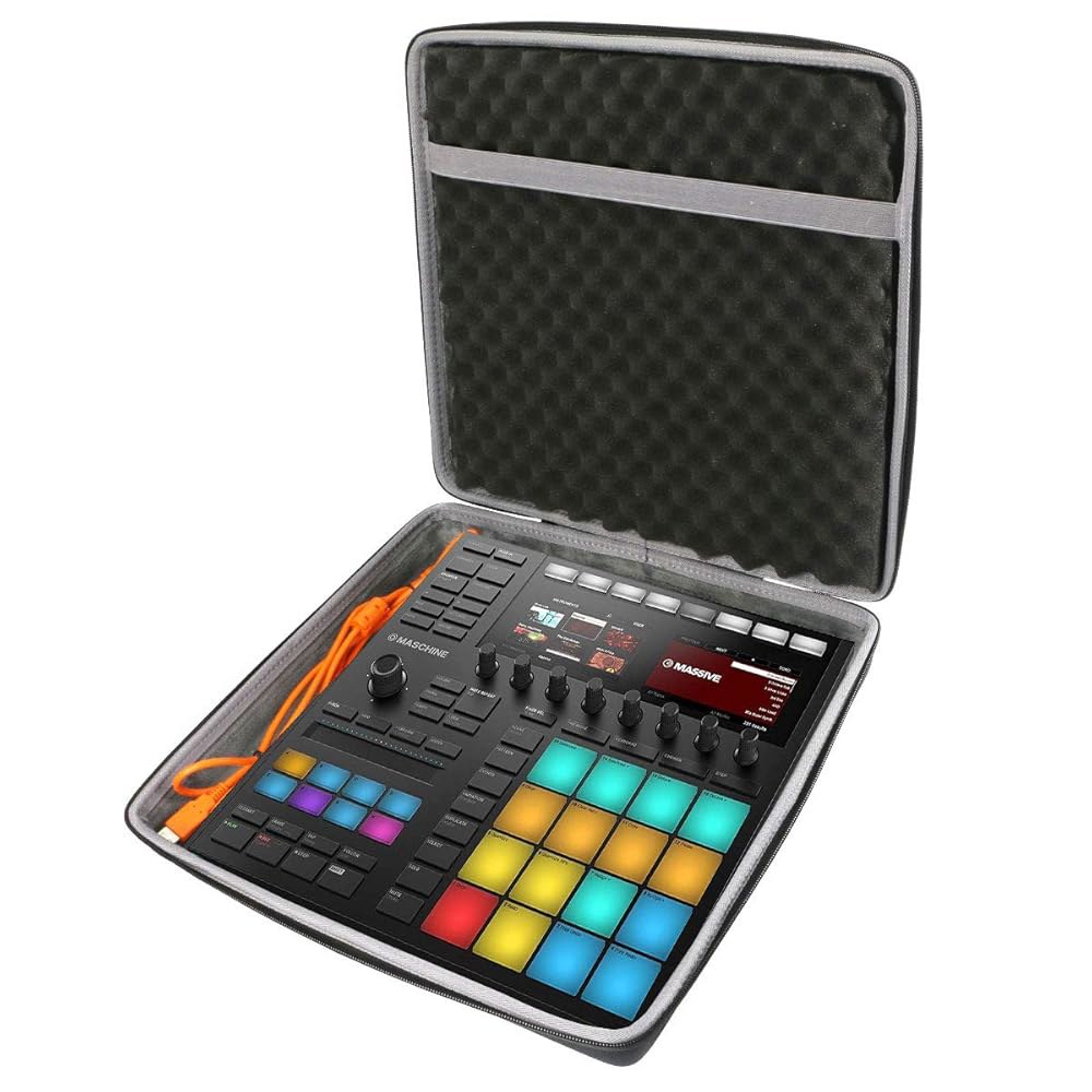 co2CREA Native Instruments Maskine 드럼 컨트롤러용 하드 트래블 케이스 교체 (Native MK3 케이스) 1 Native Maschine Mikro M - 상품 이미지