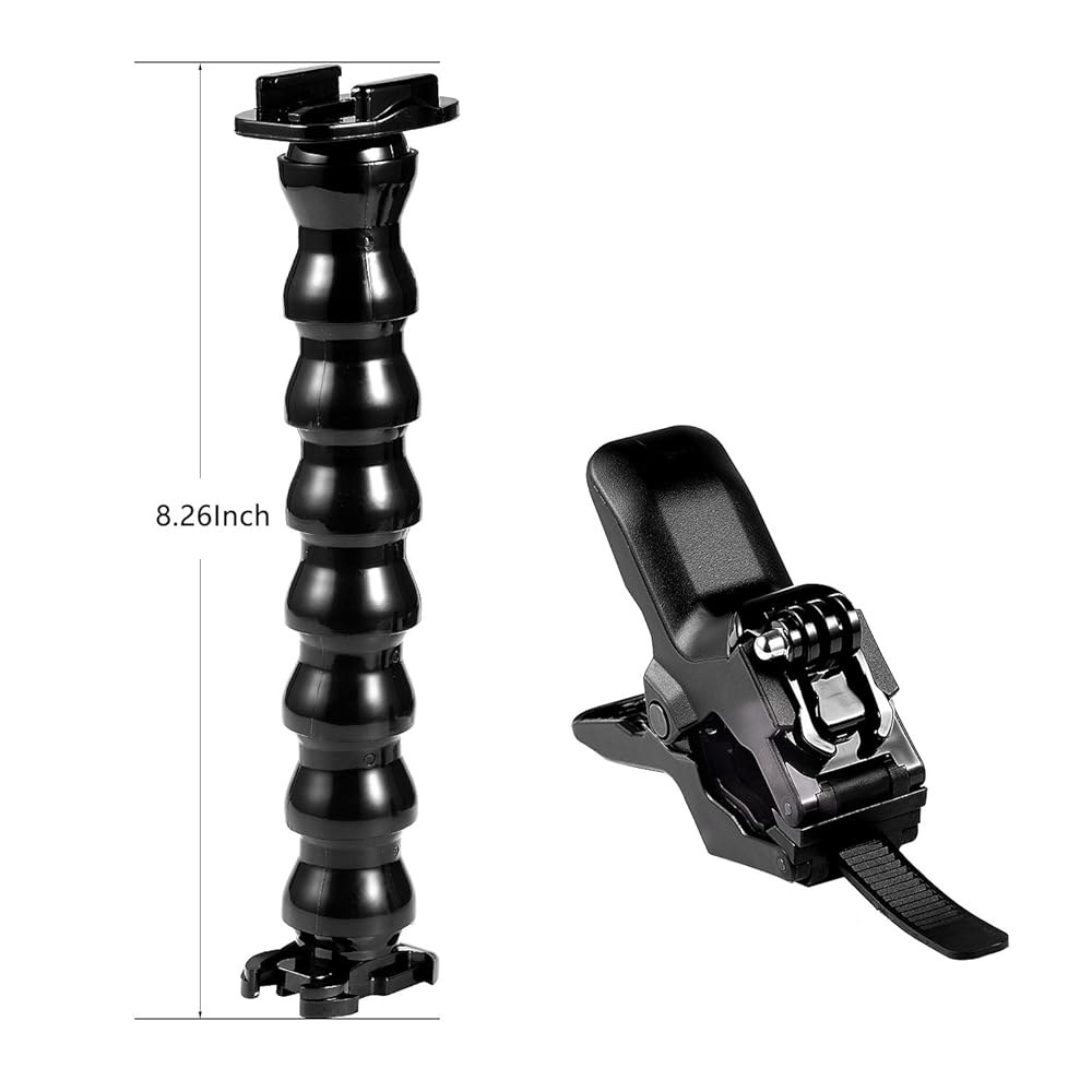 Suptig Jaws 플렉스 클램프 마운트 GoPro Hero 13 11 10 9 8 6 5 4 Session 3+ 3 Akaso EK7000 DJI osmo Arlo 액션 카메라 - 상세 이미지 2