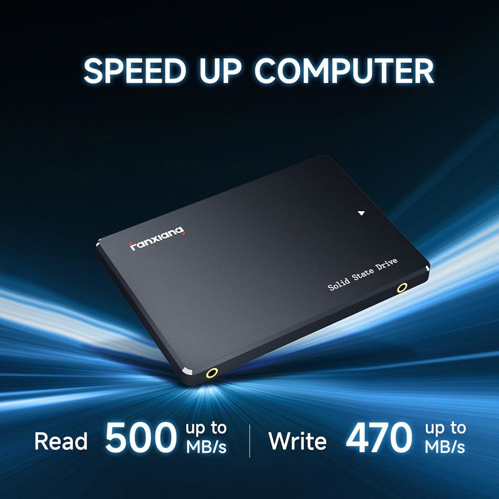 판샹 S101 4TB SSD SATA III 6Gb /s 2.5인치 내장 솔리드 스테이트 드라이브, 읽기 속도 최대 500MB/s, 노트북 및 PC 데스크톱용 3D NAND SLC - 상세 이미지 2