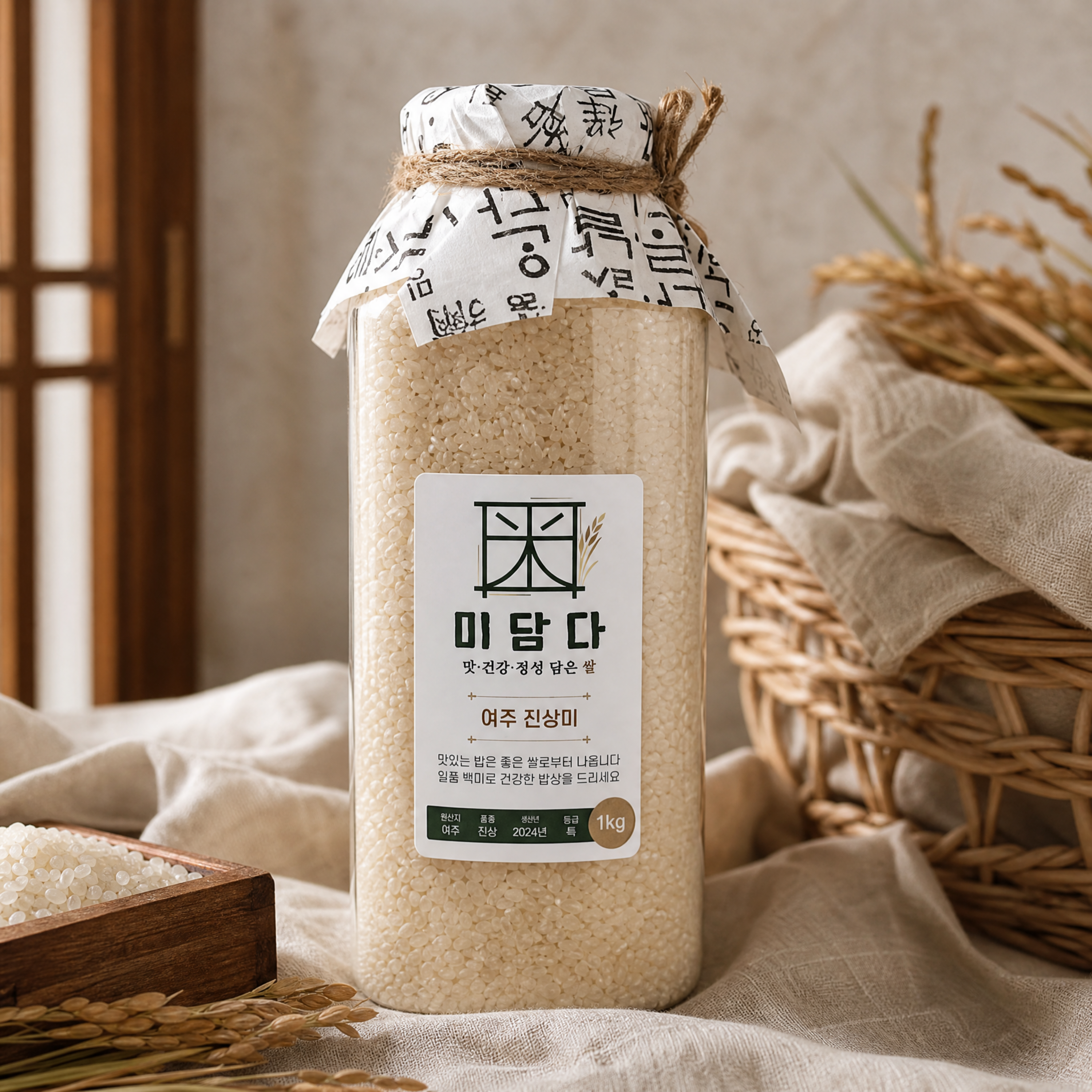 진상미 1kg 25년 소포장 소분 여주쌀 자취 단체 복지 맛있는쌀 추석 쌀선물세트 - 상품 이미지