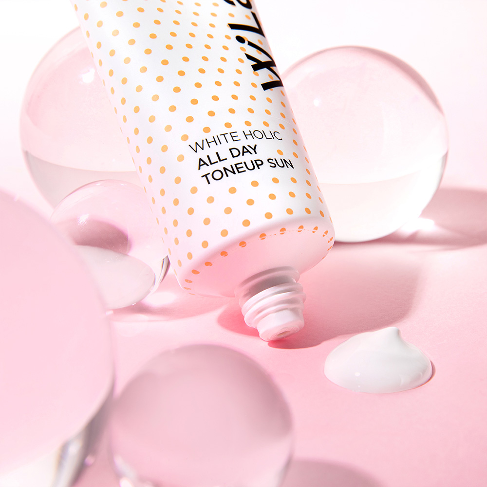 화이트홀릭 올데이 톤업 선 50ml(SPF 50+ PA++++) 24시간 보송 브라이트닝 선크림 이미지 6