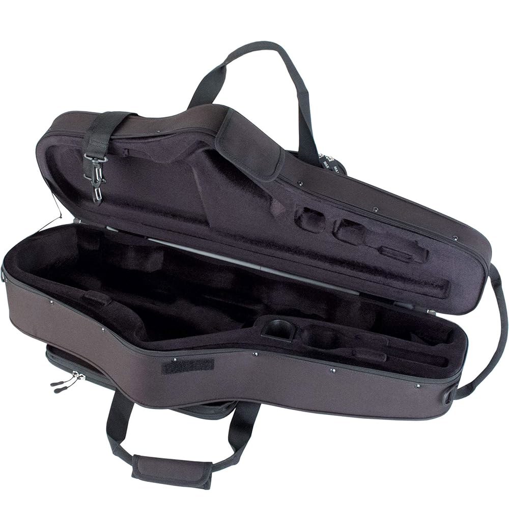 백팩 스트랩이 있는 프로텍 MX305CT 맥스 테너 색소폰 케이스, 블랙 Tenor Sax Case - 상세 이미지 2