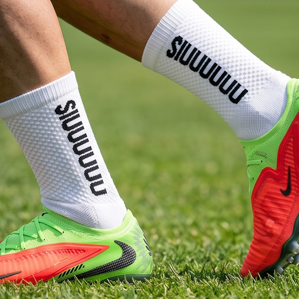 양파샵 SIUU 고스트 논슬립 양말 축구 풋살 러닝 쿠션 스포츠 삭스 중목 상품 이미지