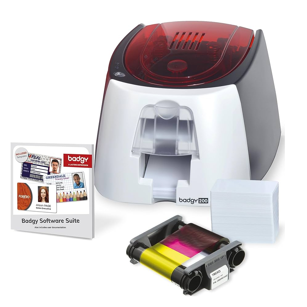 카드프린터 사원증 학생증 회원증 신분증 자격증 카드발급기 제작 EVOLIS Badgy200 - 상세 이미지 4
