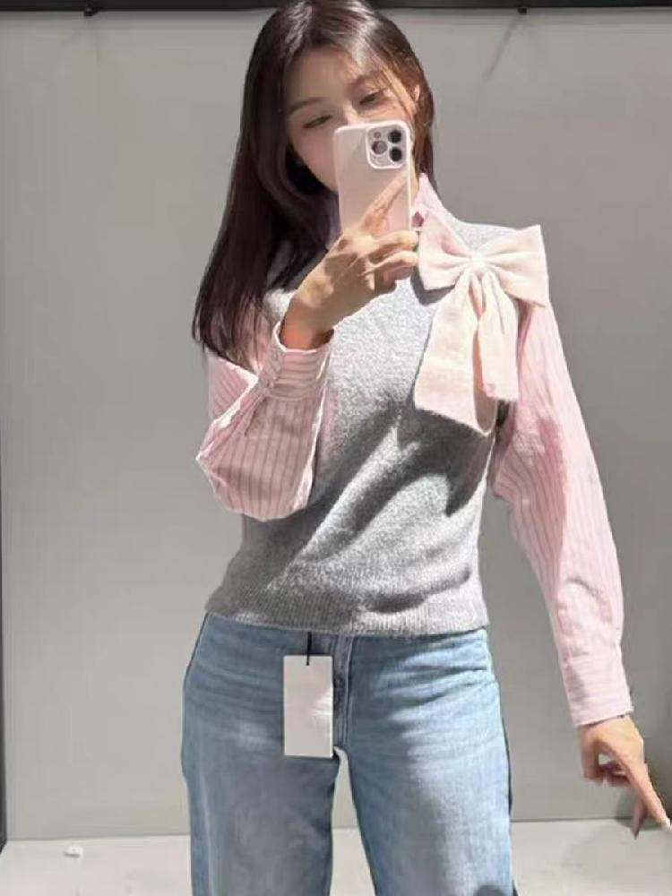 라운드넥 루즈핏 오버핏 반팔티셔츠 빅사이즈 여성 여름 여자 레이어드 로고 기본 이너 코튼 상세 이미지 4