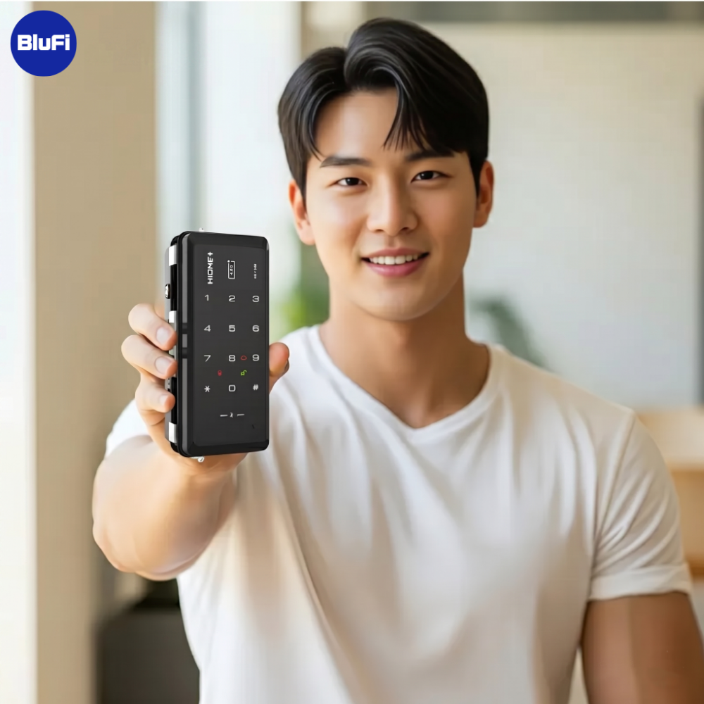 스마트공간 IoT 유리문 도어락 - 지문 카드키 사무실 상가 강화유리 도어록 원격 잇소키 이미지 8