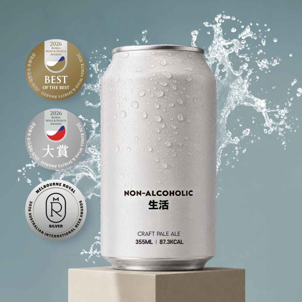 생활맥주 논알콜 생활 페일에일 355ml X 12캔 - 상품 이미지