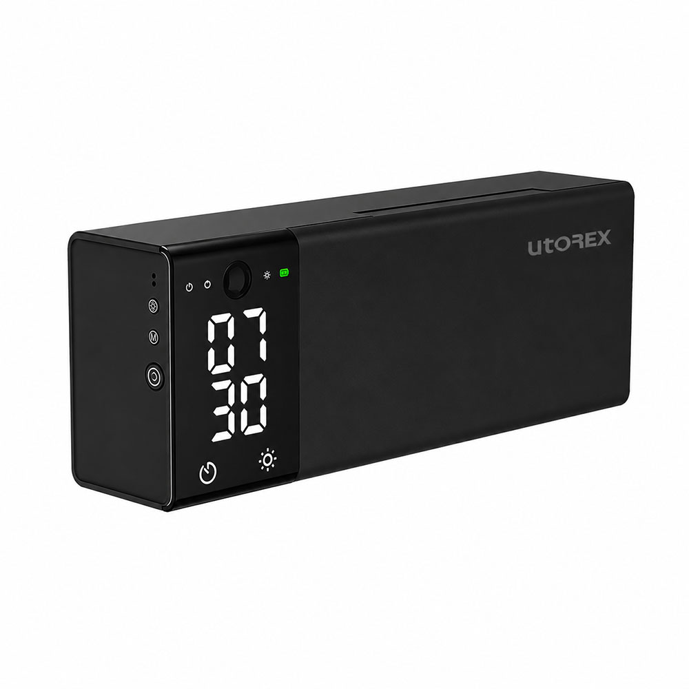 유토렉스 UV-C살균 히팅건조살균 송풍건조 벽걸이 무선칫솔살균기 네오큐브 블랙 1+1 - 상세 이미지 5