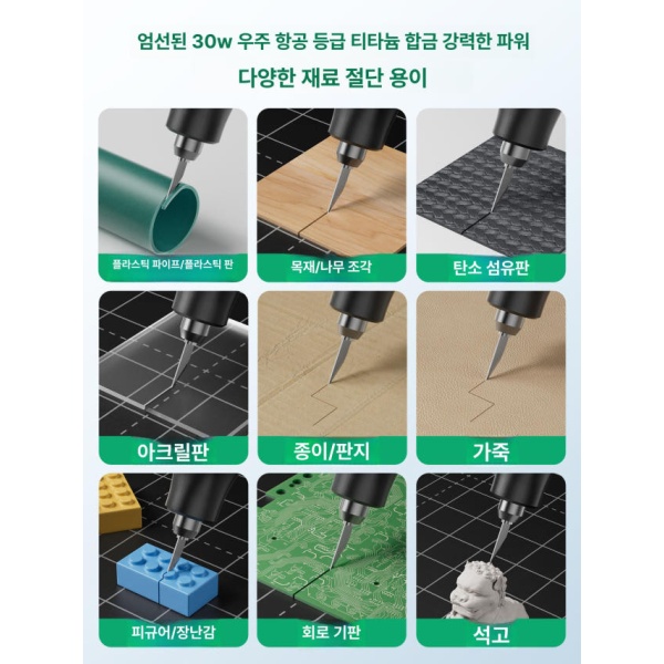 강력한 연삭기 그라인더 무선 절단기 연마기 고속 절삭기 절삭 3 - 50W 단계 30개 65W - 상세 이미지 4