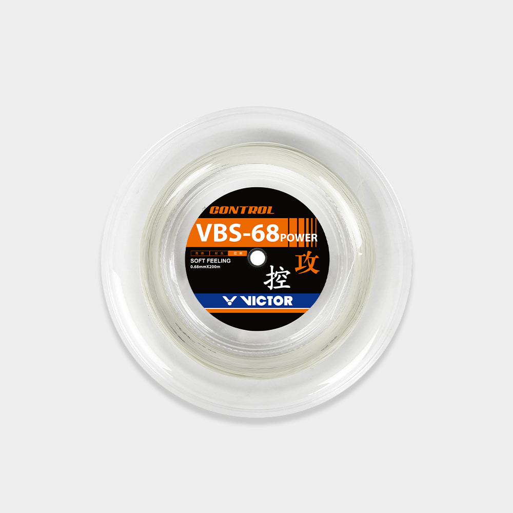 빅터 스트링 배드민턴 거트 줄 VBS-68P POWER 롤 타입 200m (0.68mm) - 상세 이미지 3