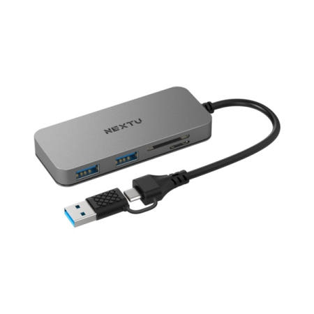 넥스트유 5포트 USB 3.0 C타입 멀티허브 카드리더기 NEXT-9713TCU3