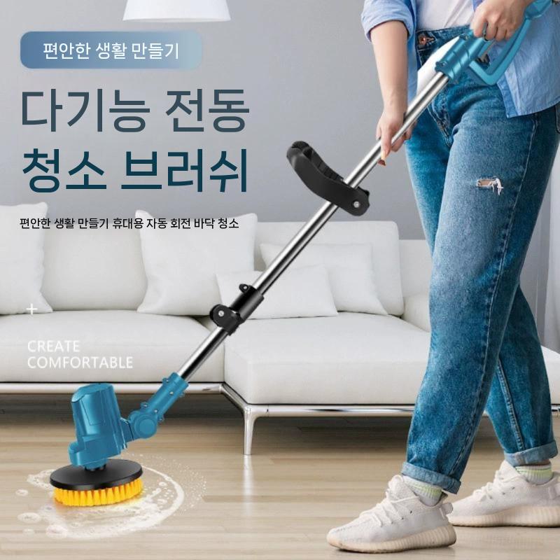 전동스틱브러시 청소기용 화장실 세척 전동청소솔 바닥청소 틈새청소솔 전동솔 전동브러시 세척솔 - 상세 이미지 2