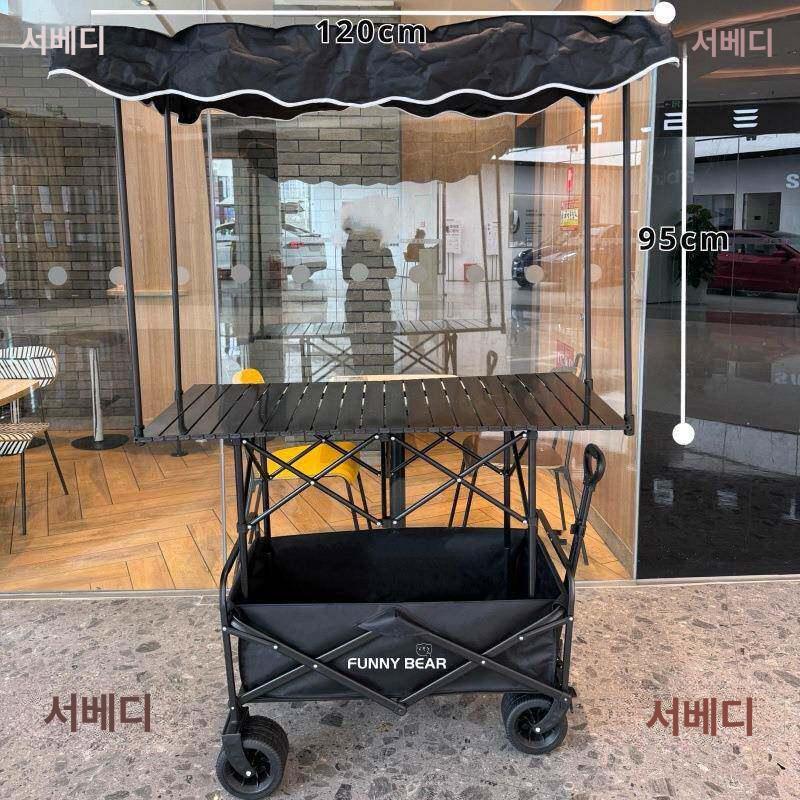 플리마켓 판매대 선반 프리마켓 축제 진열대 야외 행사용 좌판대 접이식매대 행사매대 - 상세 이미지 2