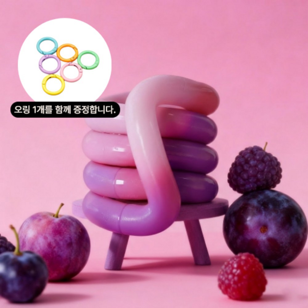 피젯토이 트위스트 힐링 촉감 탱글 장난감 온도변화 변색 키링 - 상세 이미지 5