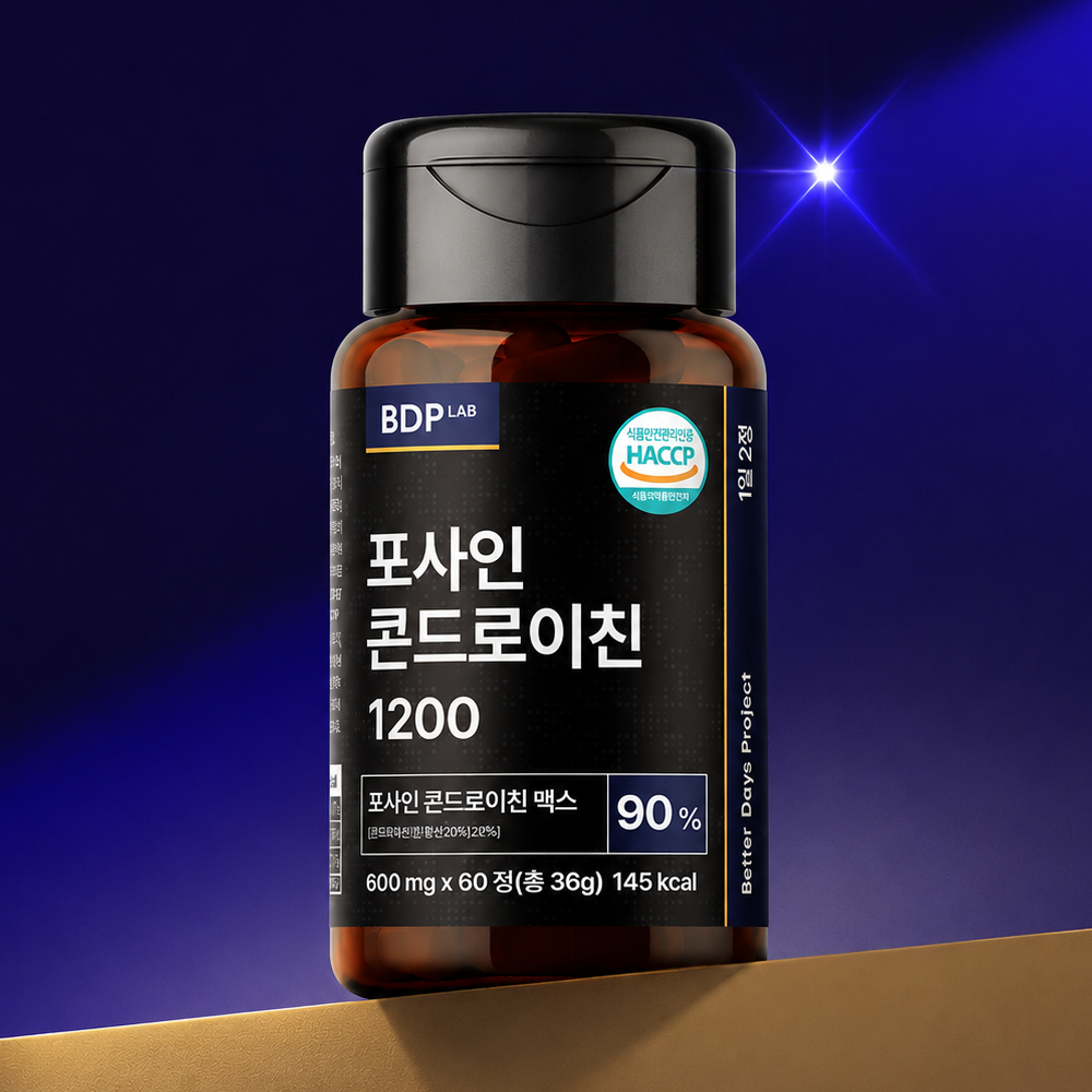 비디피랩 포사인 콘드로이친 1200 돼지연골 돼지유래 60정, 3개 - 상세 이미지 3