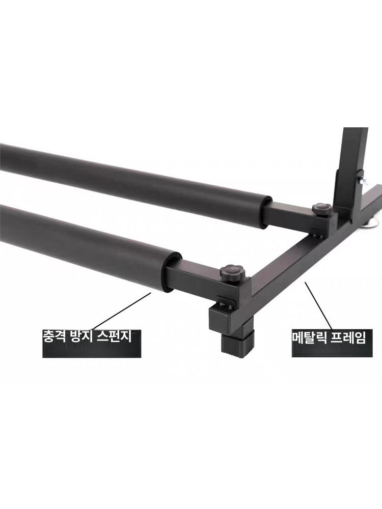 서바이벌 총기보관함 장난감총 거치대 보관랙 전시 선반 메탈릭 전시대 7세트 - 상세 이미지 4