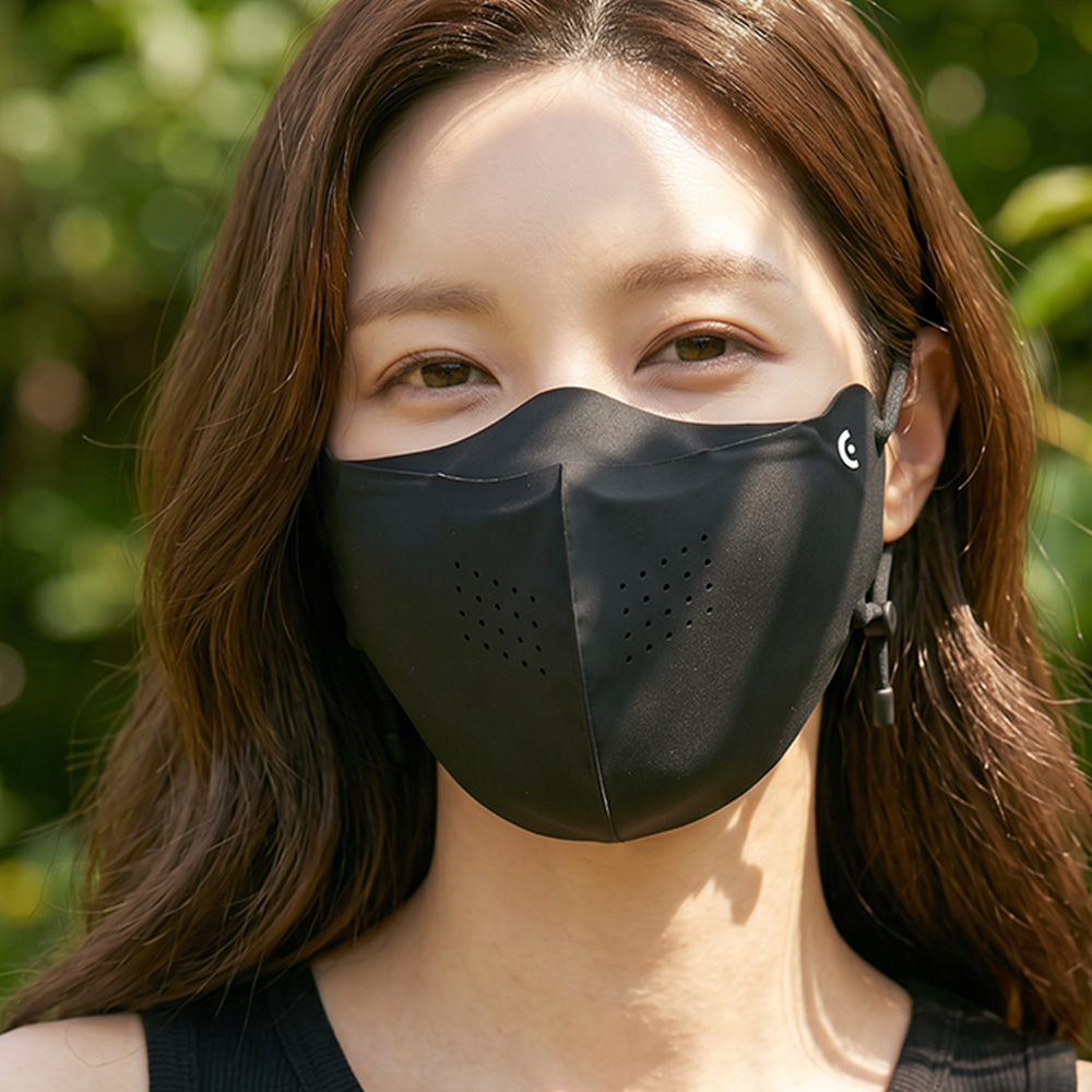 UV차단 쿨링 스포츠 마스크 냉감 골프 등산 차외선차단 햇빛가리개 - 상세 이미지 2