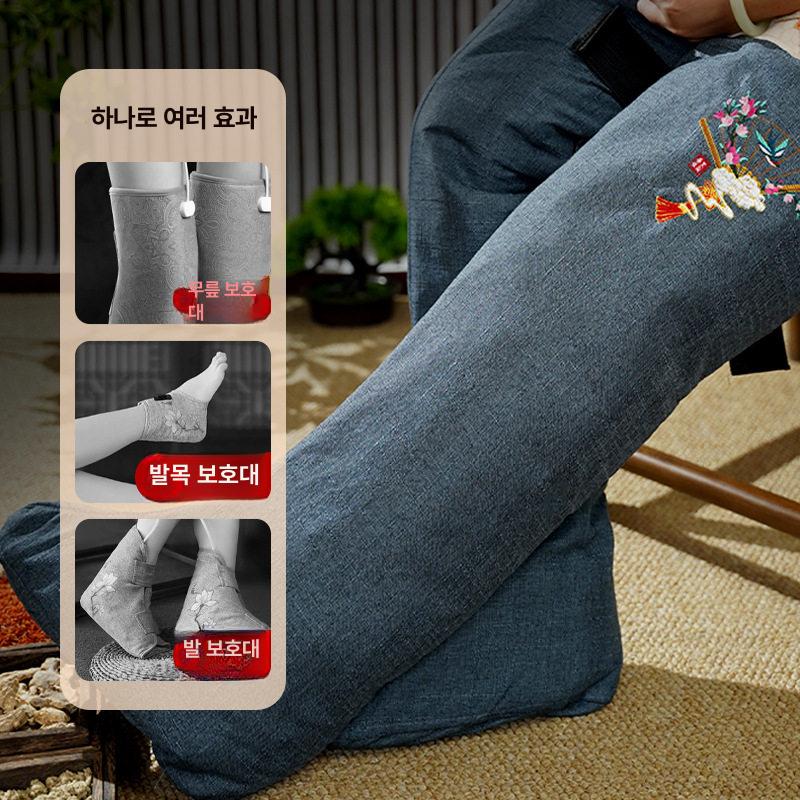 무릎 온열기 다리 온찜질 전기 찜질기 종아리 발히터 - 상세 이미지 4