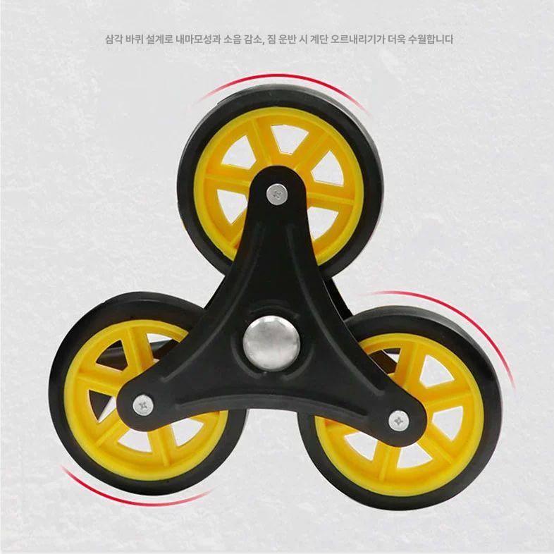 3륜 핸드캐리어 계단용카트 트롤리 택배캐리어 구루마 접이식캐리어 운반차 - 상세 이미지 4